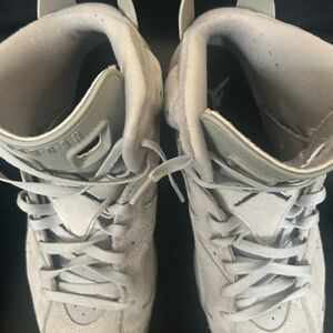 Jordan Men’s High-Top Sneakers — Light Gray